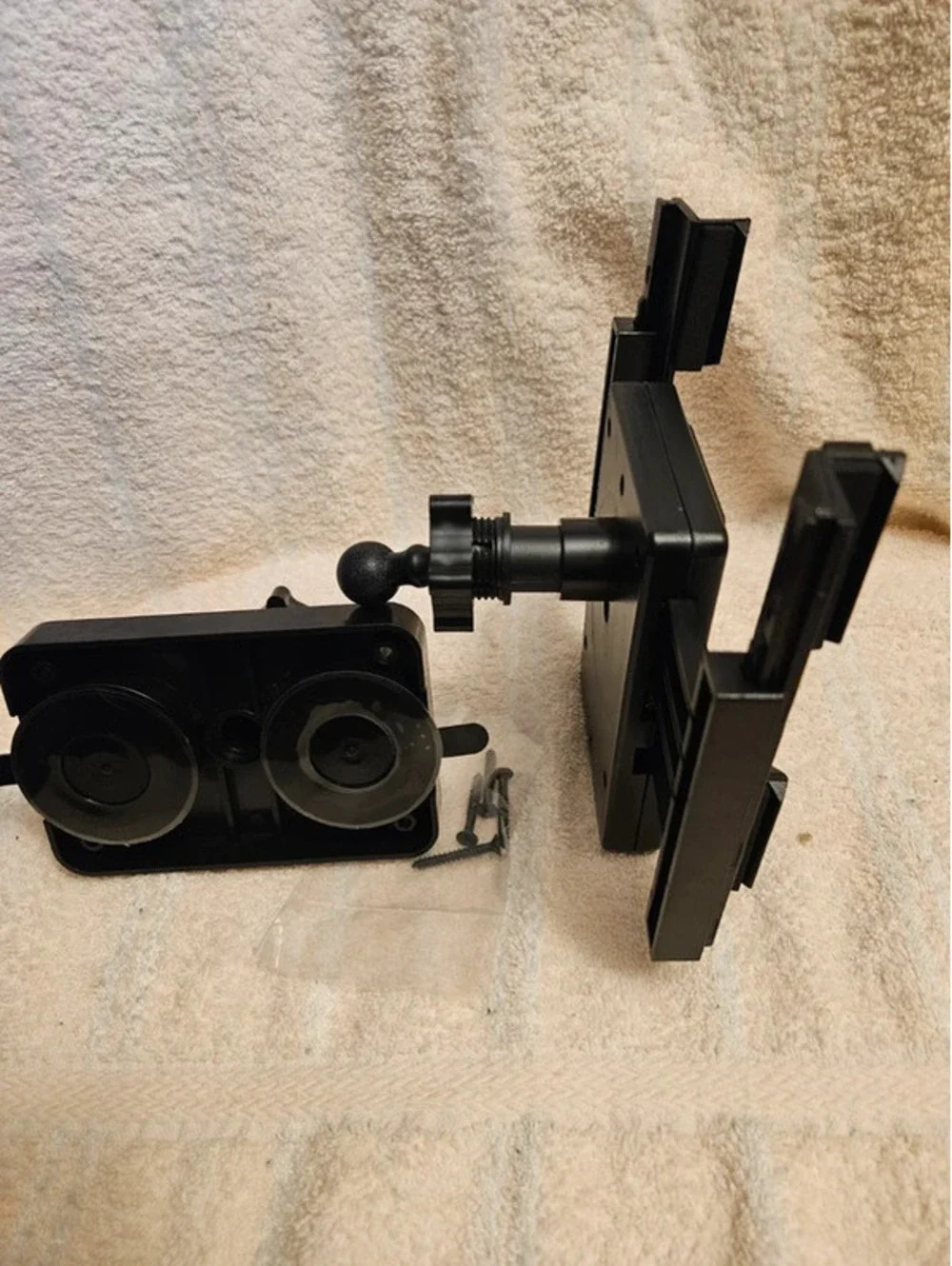 Universal Tablet Smartphone Desktop Wall Mount Holder Black